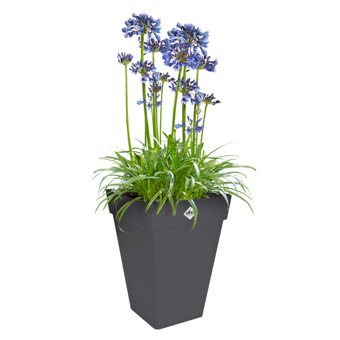 loft urban vierkant hoog 37cm antraciet